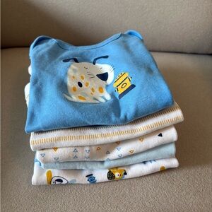 Bundle of Baby Boys Puppy Onesies